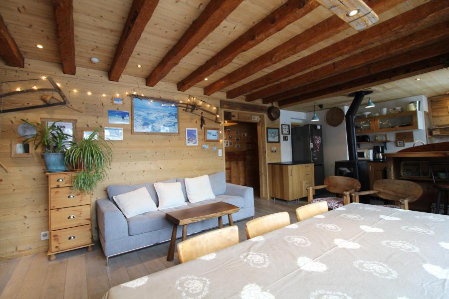 Ski verhuur Appartement 4 kamers 8 personen (1P) - Chalet Bobech - Tignes - Woonkamer