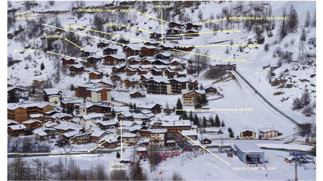 Ski verhuur Chalet Casa Alba - Tignes - Buiten winter
