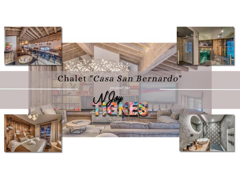 Rent in ski resort 11 room chalet 18 people (CH) - Chalet Casa San Bernardo - Tignes - Plan
