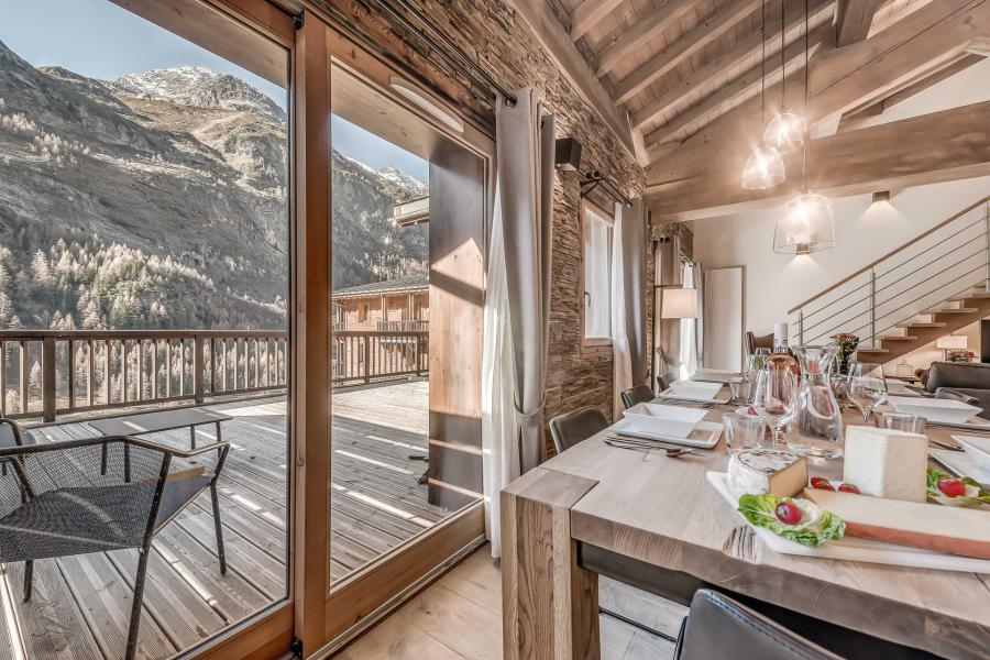 Skiverleih Chalet Eagle Lodge - Tignes - Wohnzimmer