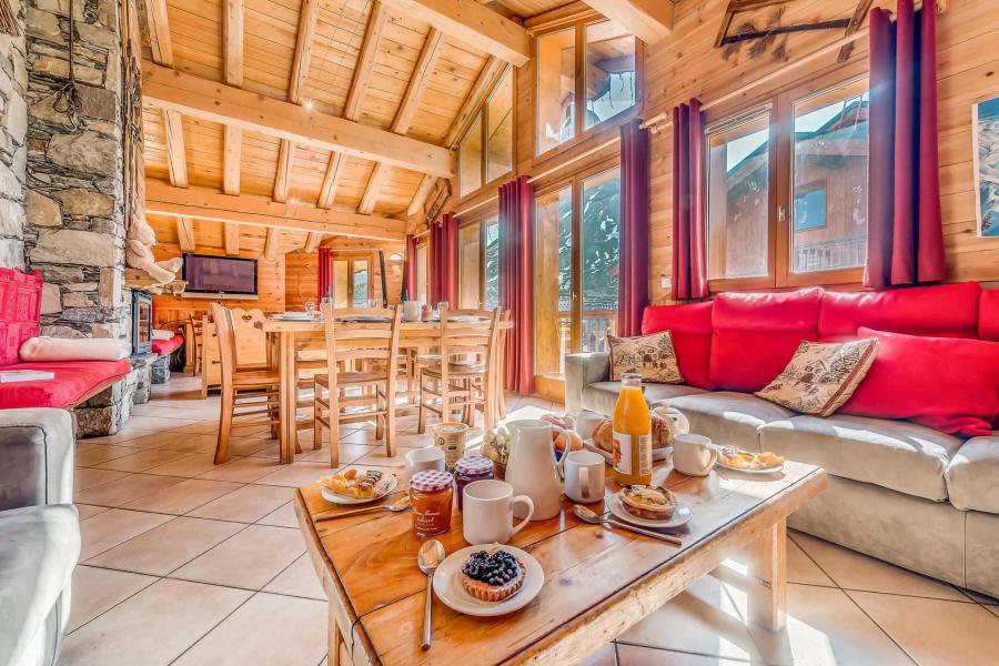 Rent in ski resort 6 room apartment 10 people (2CH) - Chalet Gypaete - Tignes - Living room