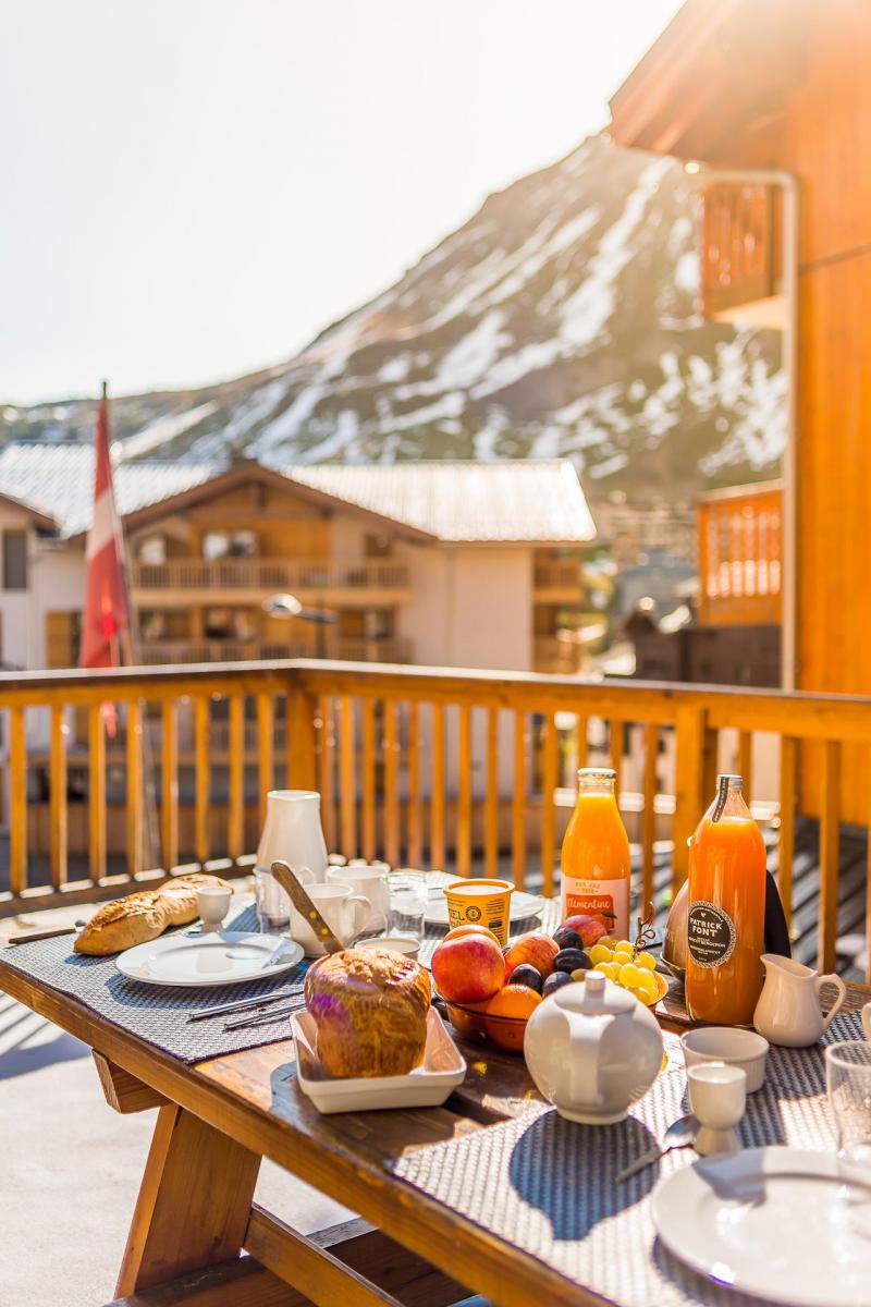 Аренда на лыжном курорте Апартаменты дуплекс 7 комнат 14 чел. (1CH) - Chalet Gypaete - Tignes - Балкон