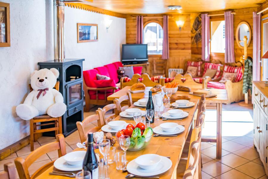 Skiverleih 7 Zimmer Maisonettewohnung für 14 Personen (1CH) - Chalet Gypaete - Tignes - Wohnzimmer