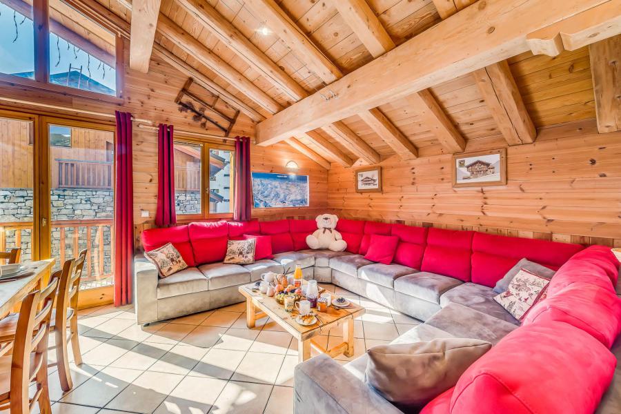 Ski verhuur Appartement 6 kamers 10 personen (2CH) - Chalet Gypaete - Tignes - Woonkamer