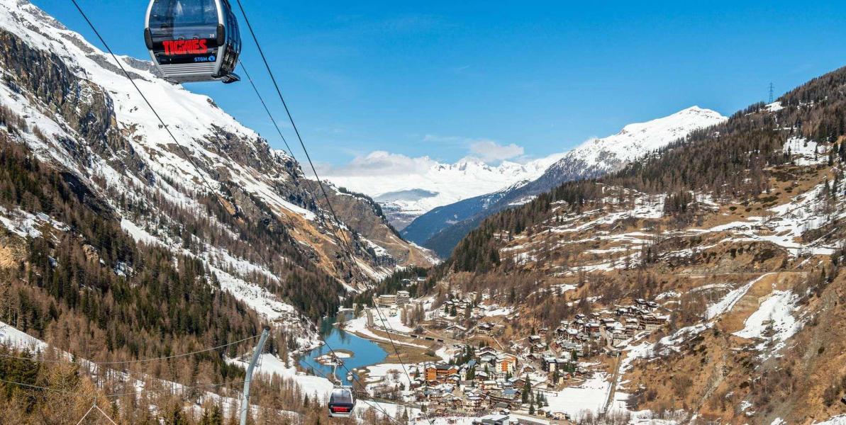 Urlaub in den Bergen Chalet Les Sources De La Davie - Tignes - Draußen im Winter