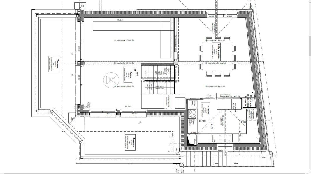 Location au ski Chalet Les Sources De La Davie - Tignes - Plan