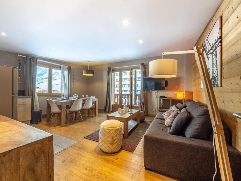 Rent in ski resort 3 room apartment cabin 6 people (02) - Chalet Millonex - Tignes - Living room