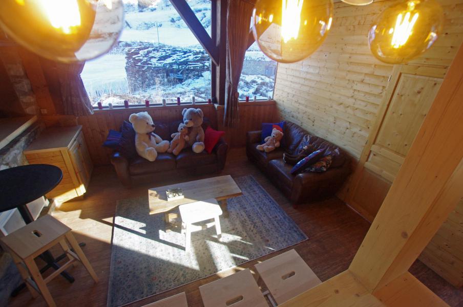 Rent in ski resort 8 room chalet 15 people (CH) - Chalet Pré-Saint-Jacques - Tignes - Living room