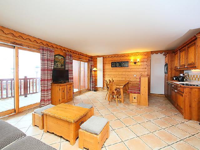 Rent in ski resort 4 room apartment 8 people (1) - Ecrin des Neiges - Tignes - Living room