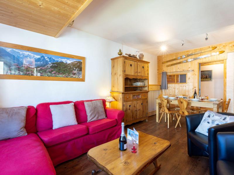 Rent in ski resort 3 room apartment 6 people (1) - Grand Roc - Tignes - Living room