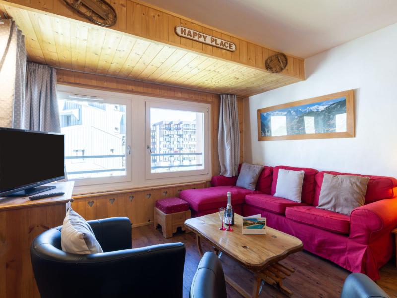 Skiverleih 3-Zimmer-Appartment für 6 Personen (1) - Grand Roc - Tignes - Wohnzimmer