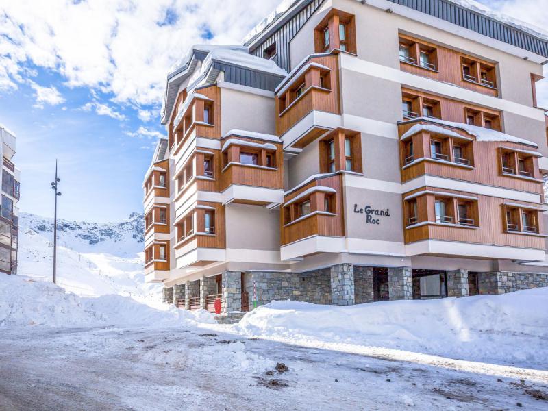Urlaub in den Bergen 3-Zimmer-Appartment für 6 Personen (1) - Grand Roc - Tignes - Draußen im Winter