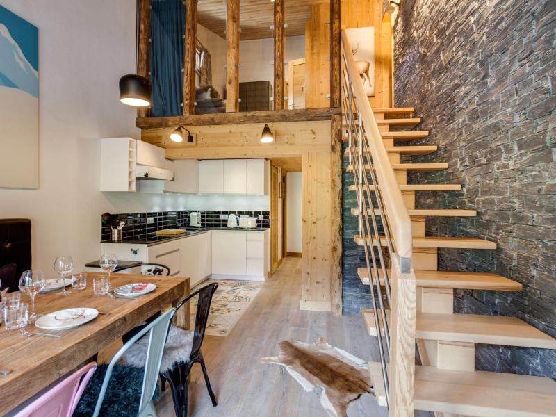 Ski verhuur Appartement 3 kamers 8 personen (2) - Grand Roc - Tignes - Woonkamer