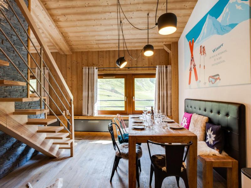 Ski verhuur Appartement 3 kamers 8 personen (2) - Grand Roc - Tignes - Woonkamer