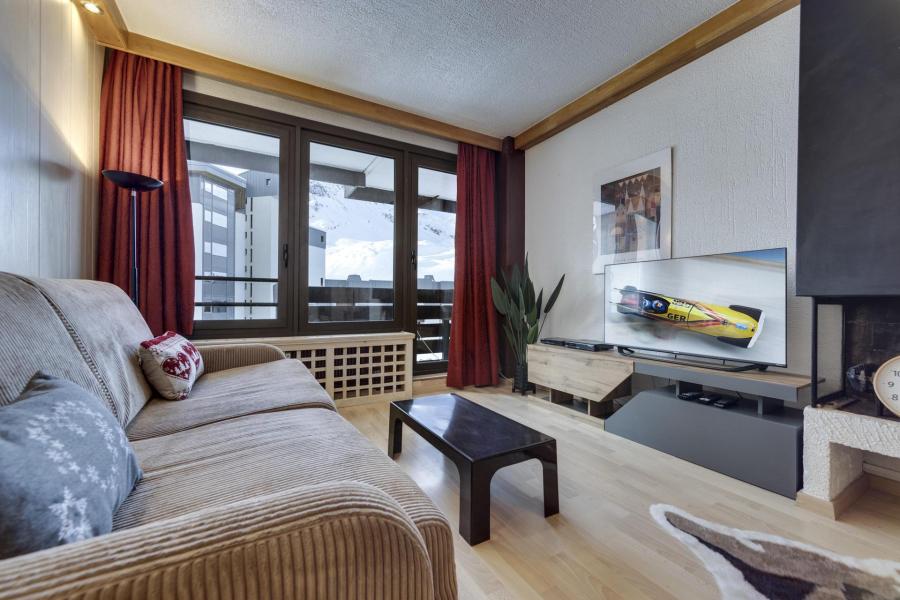 Skiverleih 2-Zimmer-Appartment für 4 Personen (21) - Grand Tichot B - Tignes - Wohnzimmer