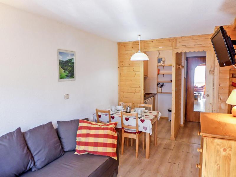 Rent in ski resort 2 room apartment sleeping corner 4 people (1) - Hameau du Borsat - Tignes - Living room