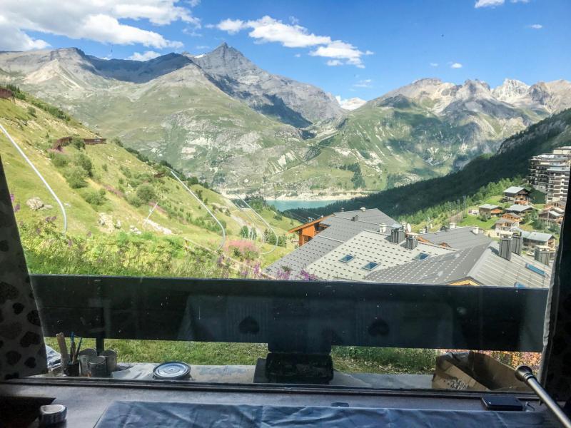 Skiverleih 2-Zimmer-Appartment für 5 Personen (1) - Horizon 2000 - Tignes - Terrasse