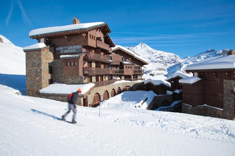Аренда на лыжном курорте Hôtel les Suites du Montana - Tignes - зимой под открытым небом