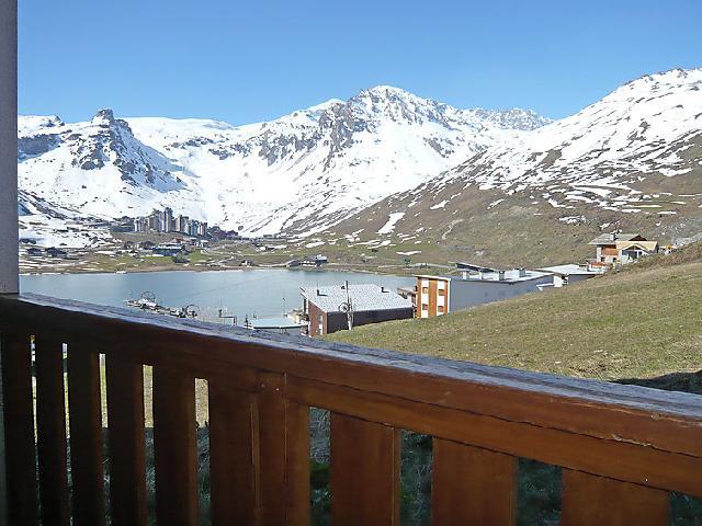 Rent in ski resort 2 room apartment sleeping corner 5 people (6) - La Divaria - Tignes - Balcony