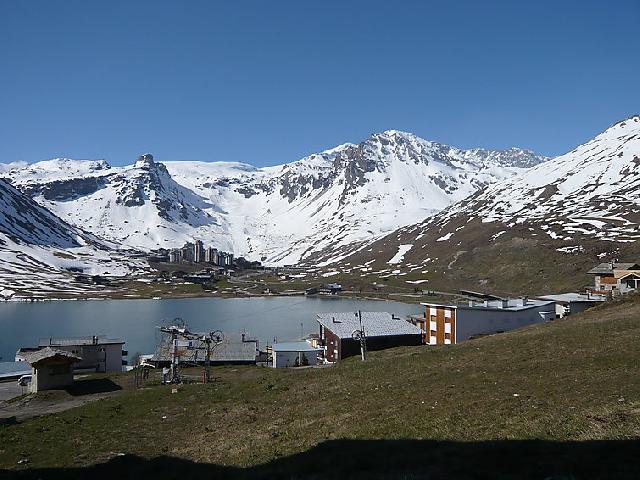 Rent in ski resort 2 room apartment sleeping corner 5 people (6) - La Divaria - Tignes - Balcony