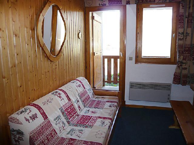 Rent in ski resort 2 room apartment sleeping corner 5 people (6) - La Divaria - Tignes - Living room