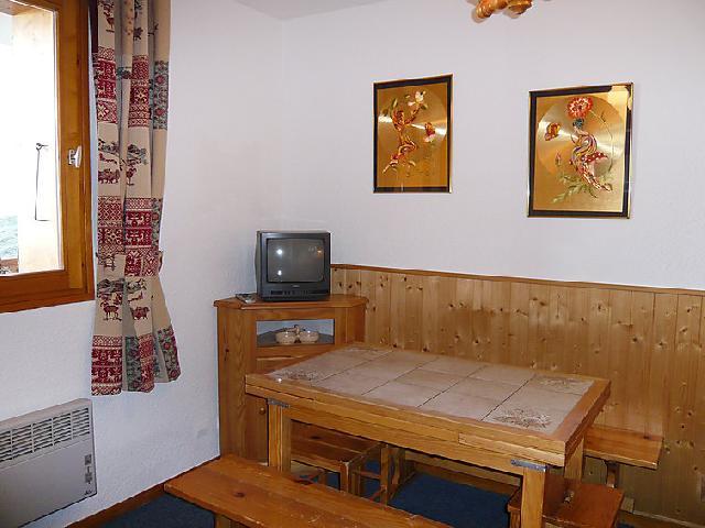 Rent in ski resort 2 room apartment sleeping corner 5 people (6) - La Divaria - Tignes - Living room