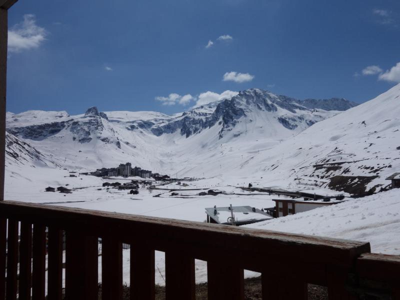 Ski verhuur Appartement 2 kamers bergnis 5 personen (6) - La Divaria - Tignes - Balkon