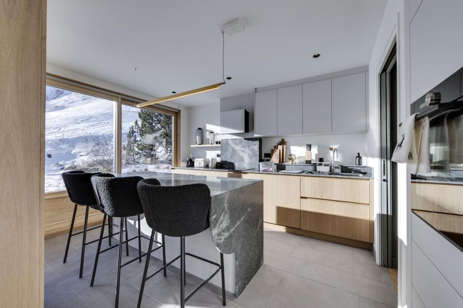 Rent in ski resort 5 room apartment 10 people (LANTERNE) - La Résidence Bec Rouge - Tignes - Living room