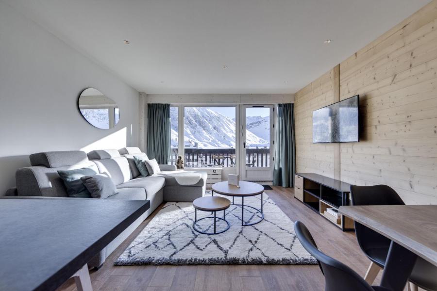 Ski verhuur Appartement 3 kamers 8 personen (621) - La Résidence Bec Rouge - Tignes - Woonkamer