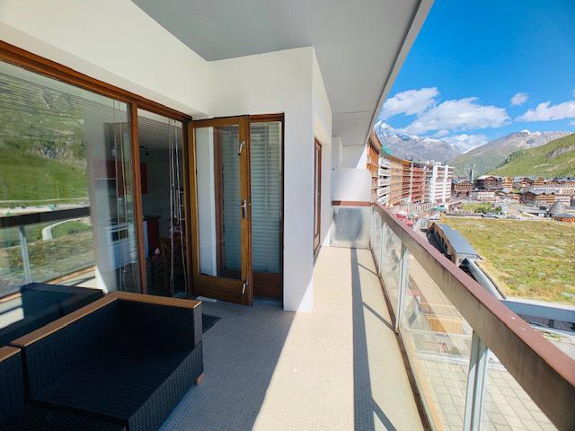 Alquiler al esquí Apartamento 2 piezas para 6 personas (3F) - La Résidence Combe Folle - Tignes - Terraza