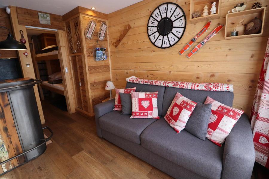 Ski verhuur Studio bergnis 4 personen (002) - La Résidence Home Club - Tignes - Woonkamer