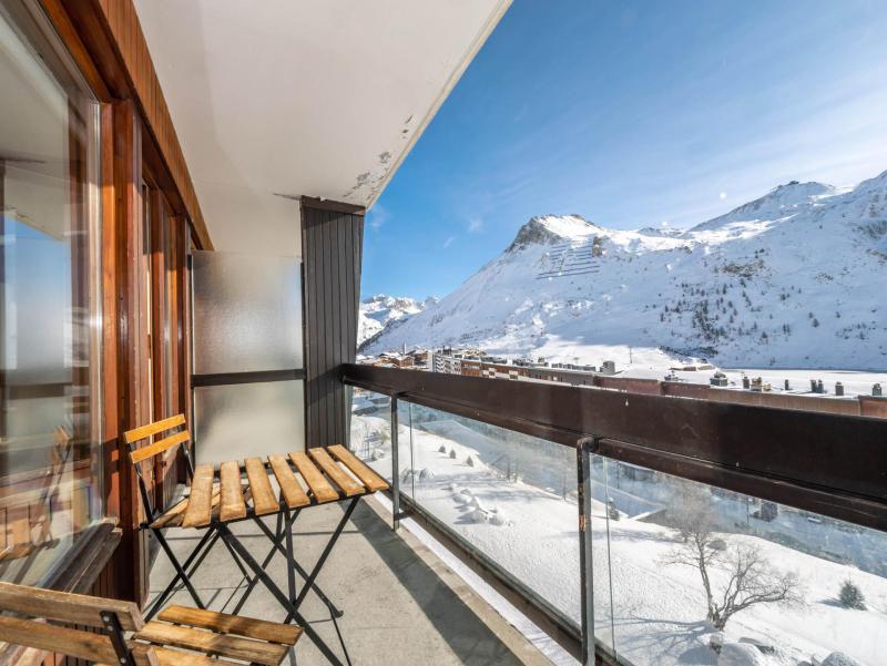 Rent in ski resort Studio 4 people (242) - La Résidence le Bec Rouge - Tignes - Balcony