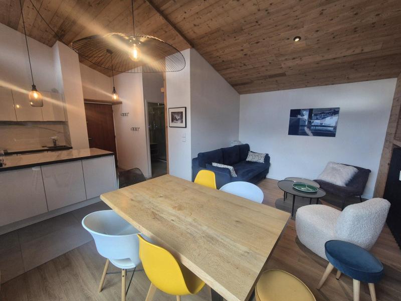 Ski verhuur Appartement 3 kamers 6 personen (36) - La Résidence le Hameau de Tovière - Tignes - Woonkamer