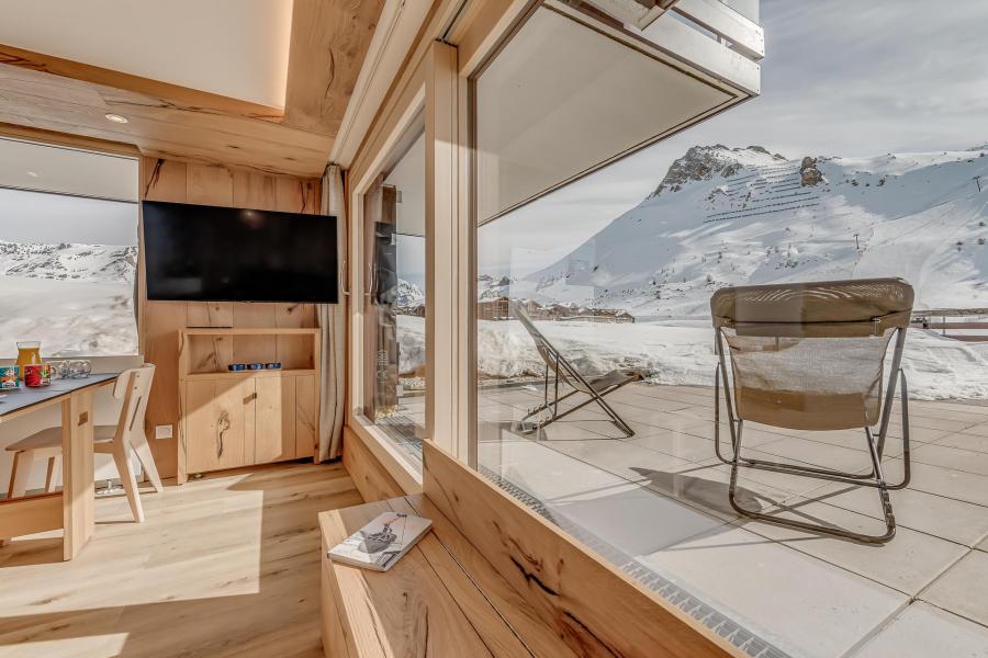 Alquiler al esquí Estudio -espacio montaña- para 4 personas (208P) - La Résidence le Palafour - Tignes - Balcón