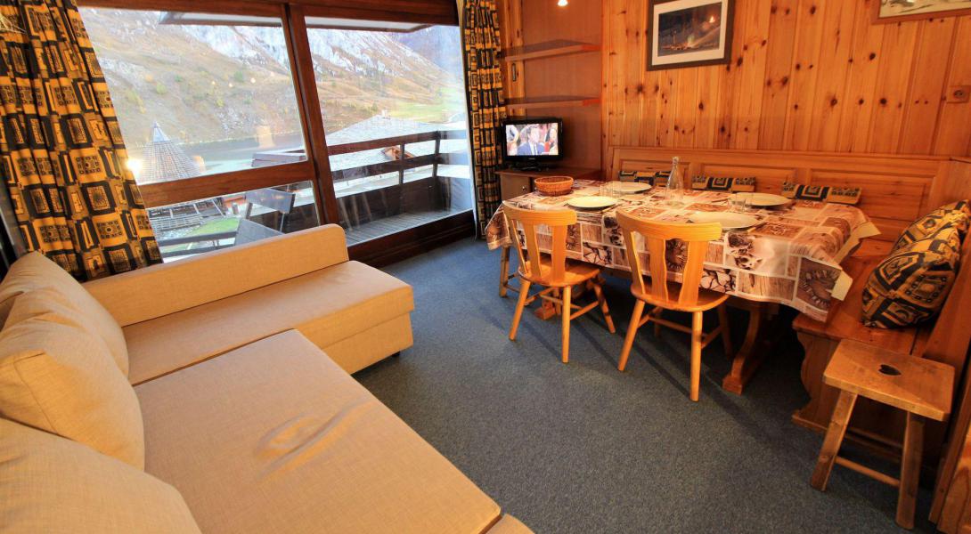 Rent in ski resort Studio sleeping corner 4 people (306CL) - La Résidence le Palafour - Tignes - Living room