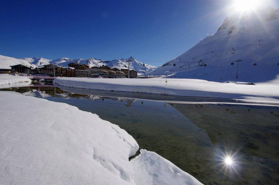 Аренда на лыжном курорте La Résidence les Hauts Lieux - Tignes - зимой под открытым небом