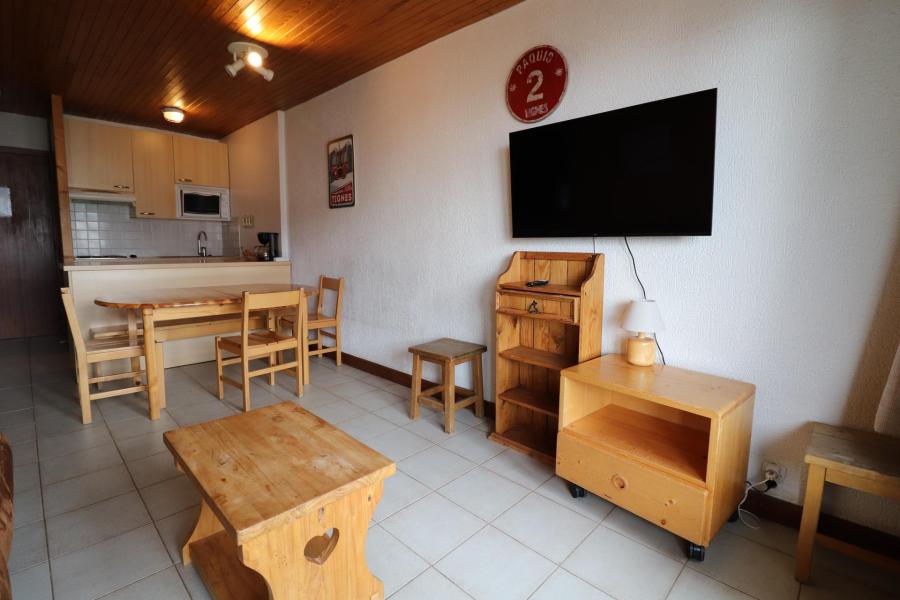 Wynajem na narty Apartament kabina z alkową 3 osób (A10) - La Résidence les Tufs - Tignes - Pokój gościnny