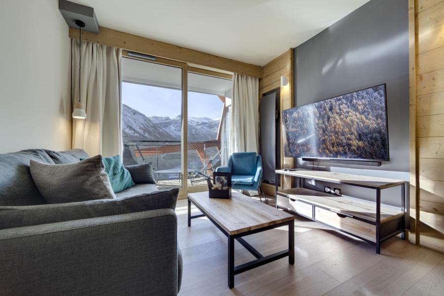 Skiverleih 2-Zimmer-Holzhütte für 5 Personen (203) - La Résidence Phoenix - Tignes - Wohnzimmer