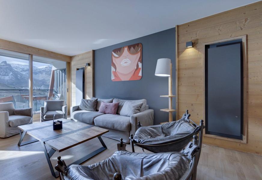 Ski verhuur Appartement 4 kamers 7 personen (704) - La Résidence Phoenix - Tignes - Woonkamer