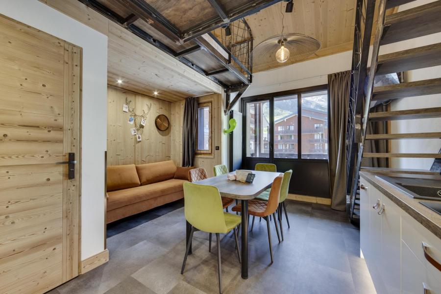 Ski verhuur Appartement duplex 2 kamers 5 personen (314) - La Résidence Rond Point Des Pistes A - Tignes - Woonkamer