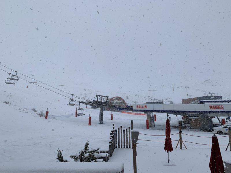Location au ski Studio 2 personnes (163) - La Résidence Rond Point des Pistes C - Tignes - Extérieur hiver