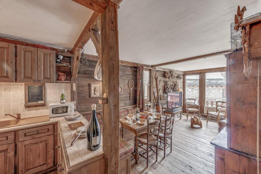 Ski verhuur Appartement 3 kamers 6 personen (6P) - La Résidence Rosset - Tignes - Woonkamer