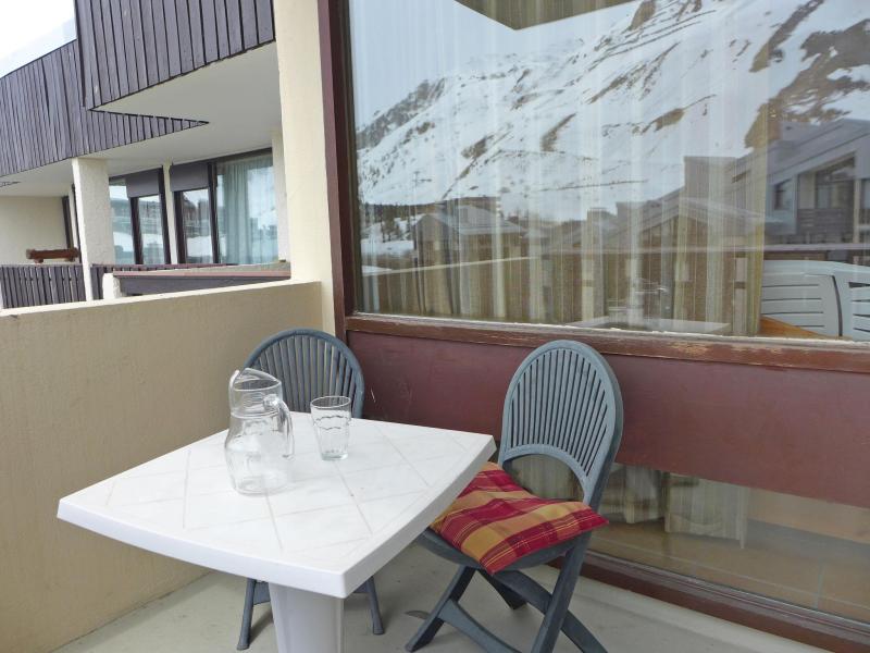 Alquiler al esquí Apartamento 3 piezas para 6 personas (7) - Le 2100 A et B - Tignes - Terraza