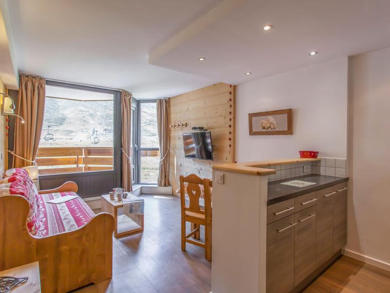 Ski verhuur Appartement 1 kamers 4 personen (14) - Le Borsat - Tignes - Woonkamer