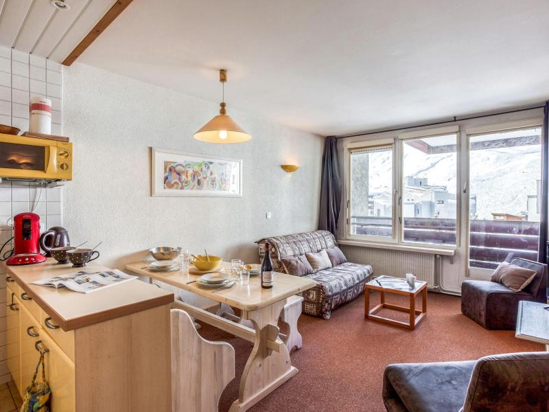 Ski verhuur Appartement 2 kamers 6 personen (20) - Le Curling A - Tignes - Woonkamer