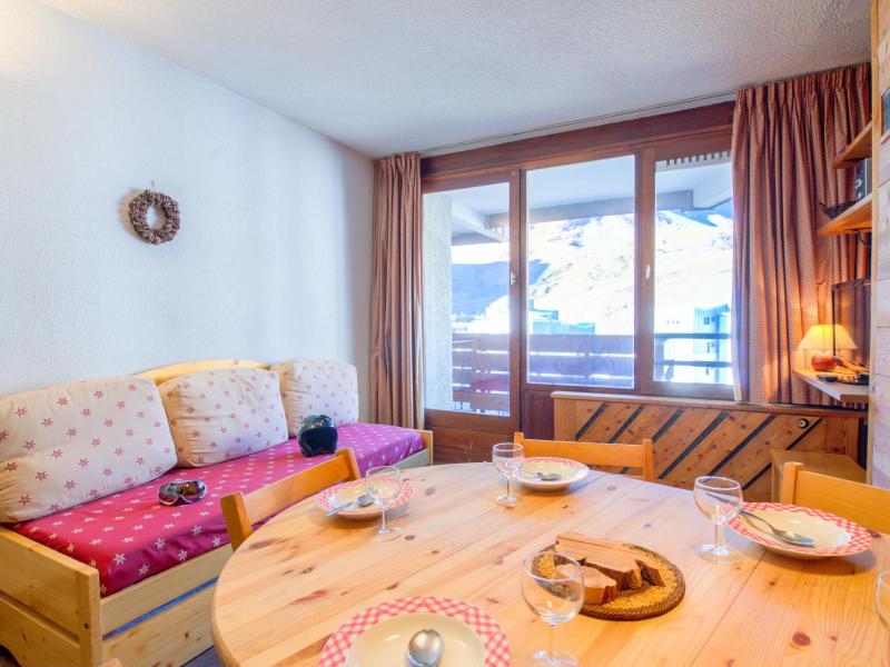 Ski verhuur Appartement 2 kamers 6 personen (8) - Le Curling A - Tignes - Woonkamer