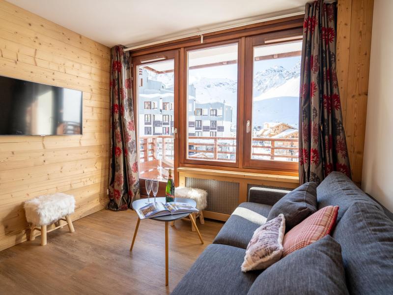 Ski verhuur Appartement 2 kamers 6 personen (33) - Le Curling B - Tignes - Woonkamer