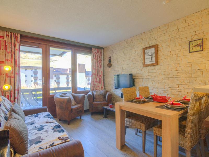 Ski verhuur Appartement 2 kamers 6 personen (38) - Le Curling B - Tignes - Woonkamer