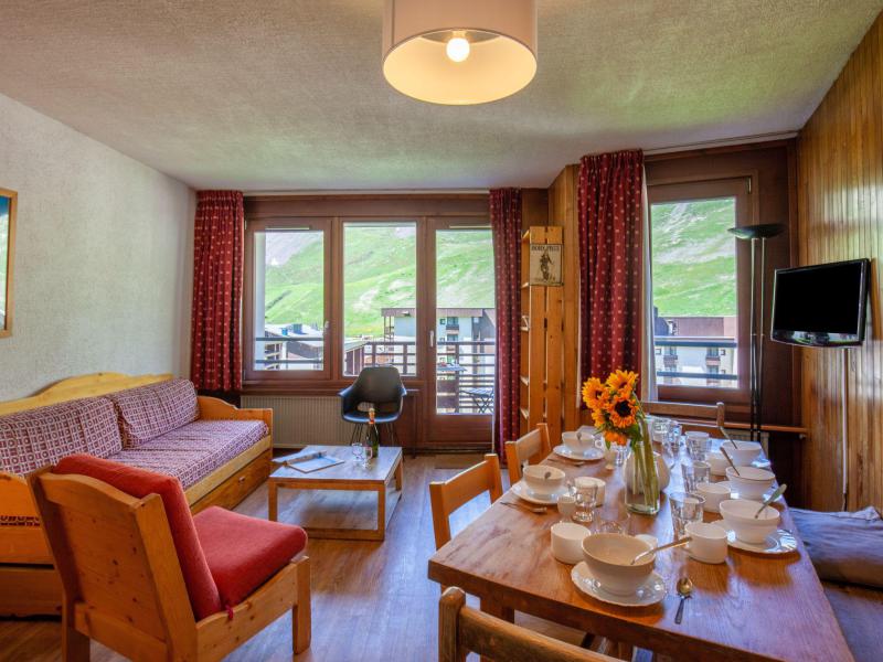 Ski verhuur Appartement 3 kamers 8 personen (40) - Le Curling B - Tignes - Woonkamer