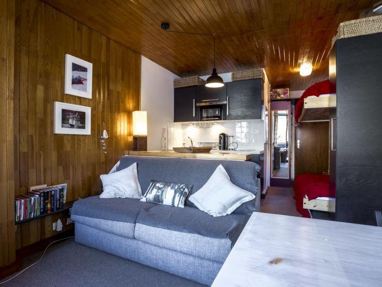 Wynajem na narty Apartament 1 pokojowy 3 osób (5) - Le Grand Pré - Tignes - Pokój gościnny